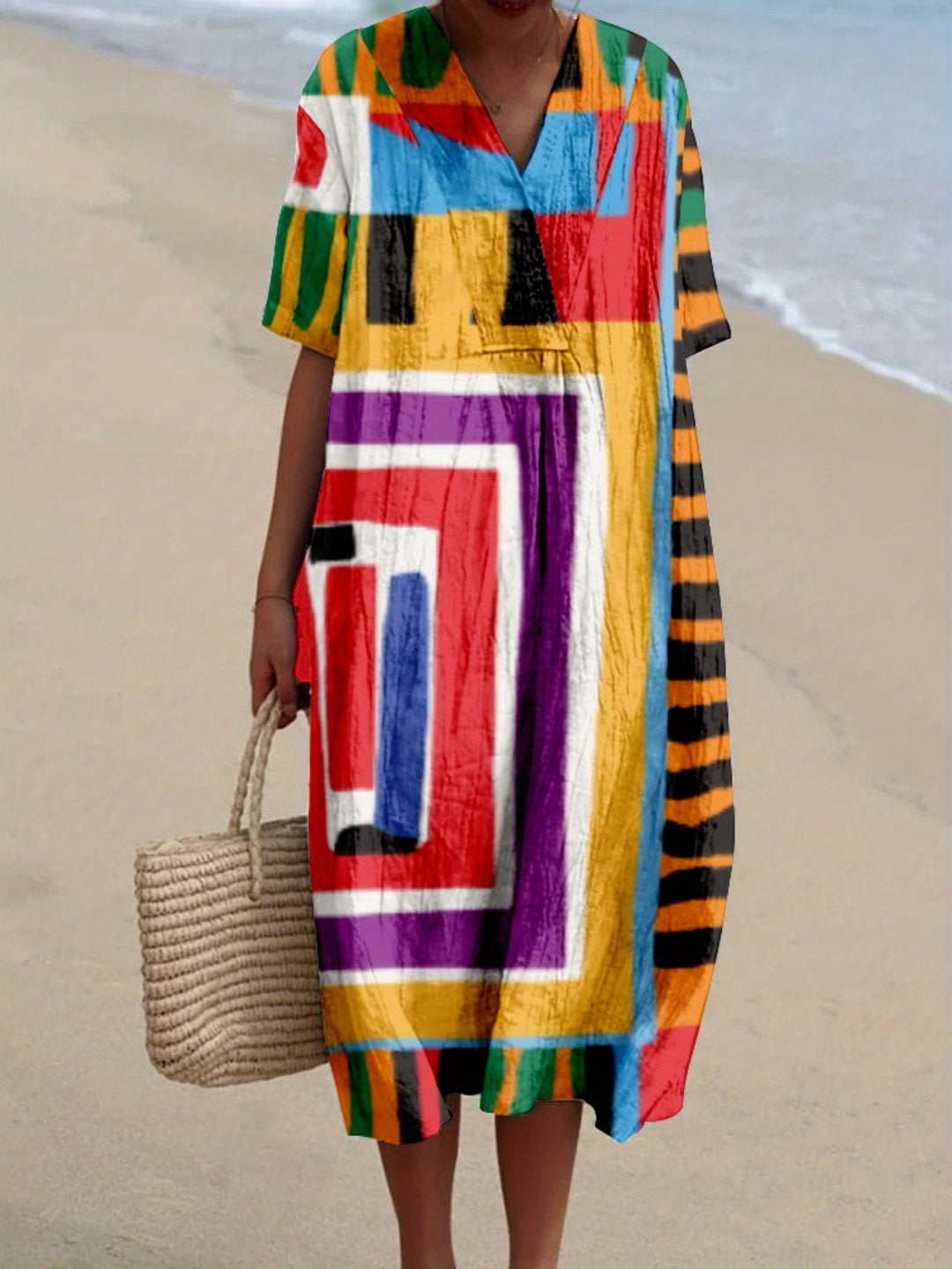 Nerea|Desenli Elbise