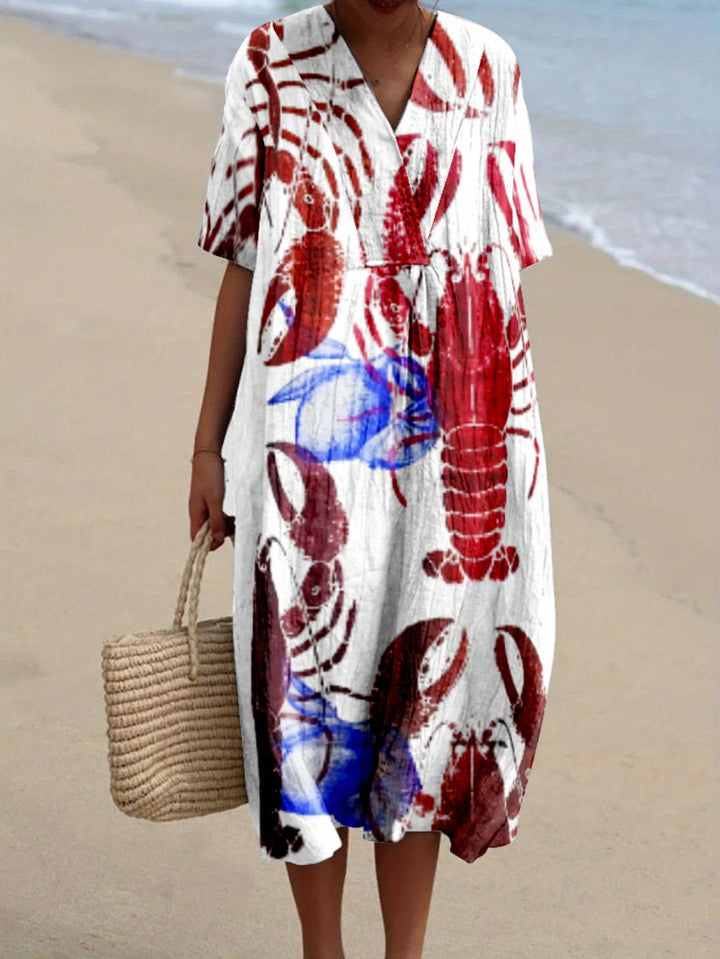 Nerea|Desenli Elbise