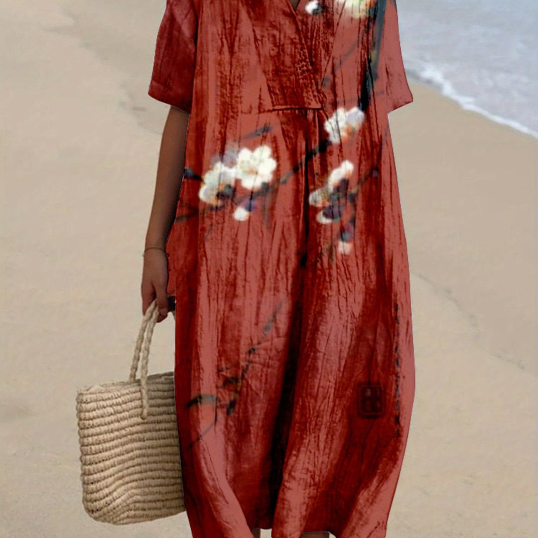 Eliza|Desenli Elbise