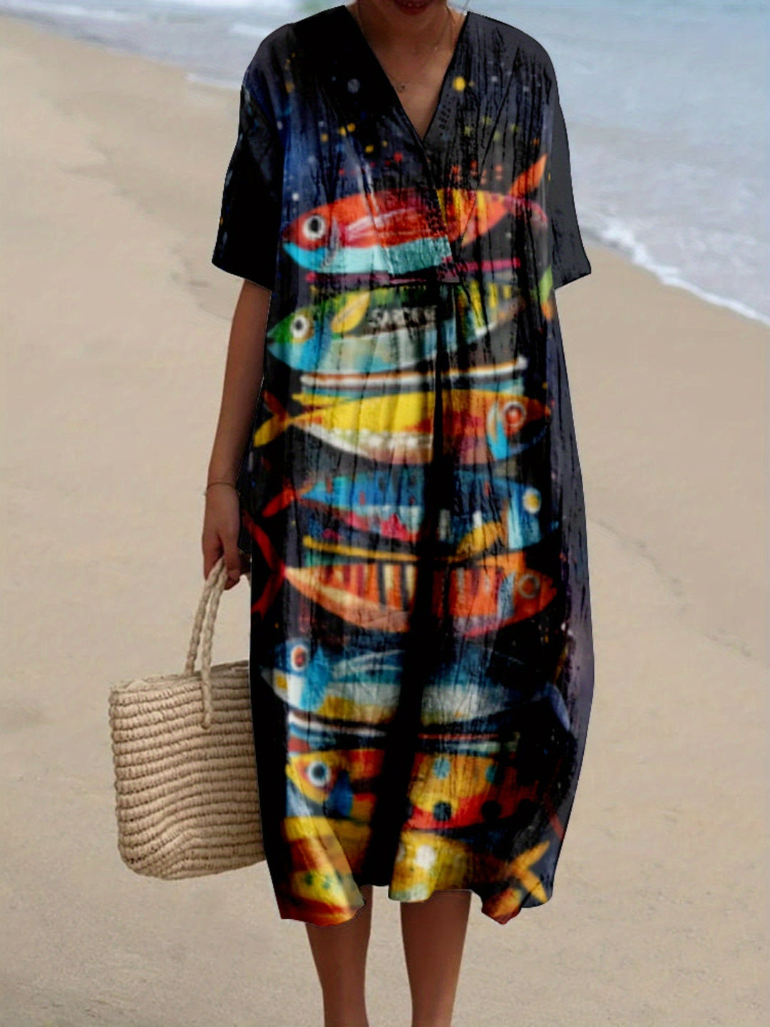 Kiara|Desenli Elbise