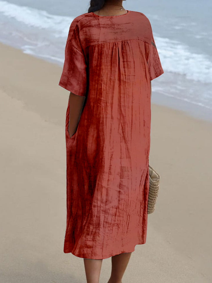 Eliza|Desenli Elbise