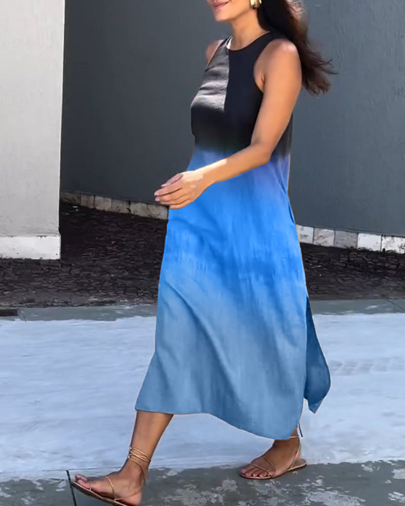 Anette™ | Kolsuz gradyan elbise