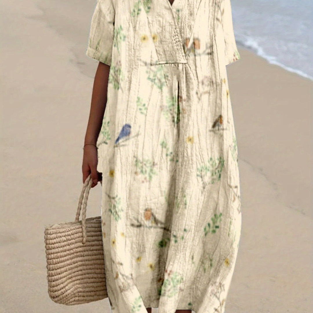 Lucía|Desenli Elbise