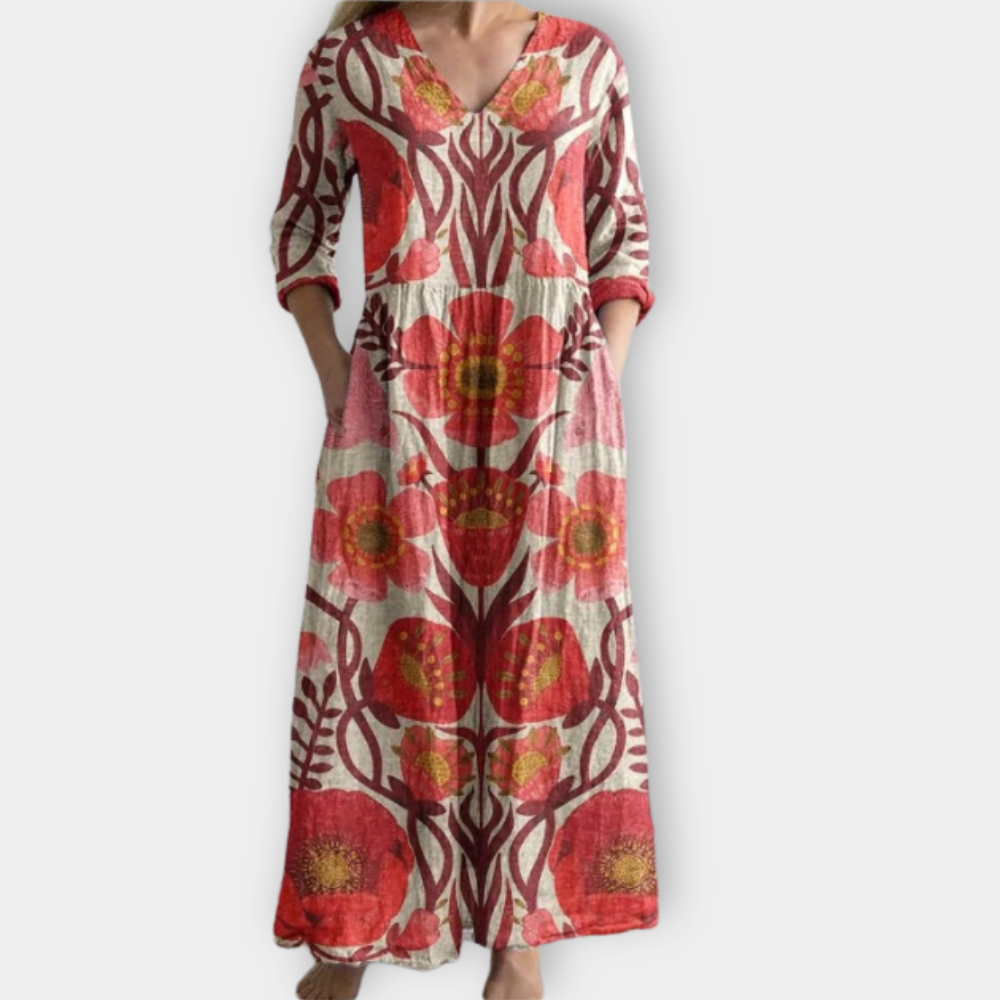 Damla | boho maxi elbise