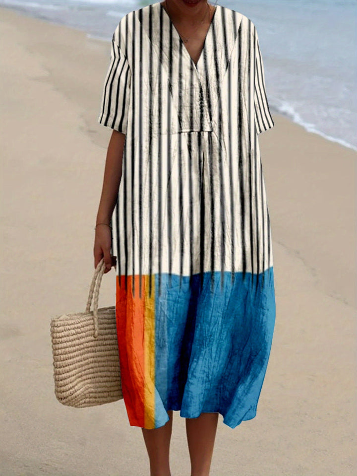 Miranda|Desenli Elbise