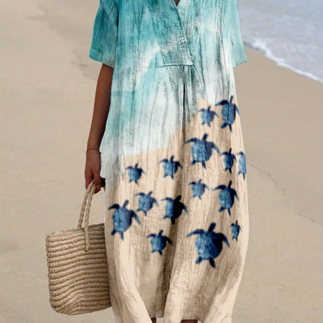 Kiara|Desenli Elbise