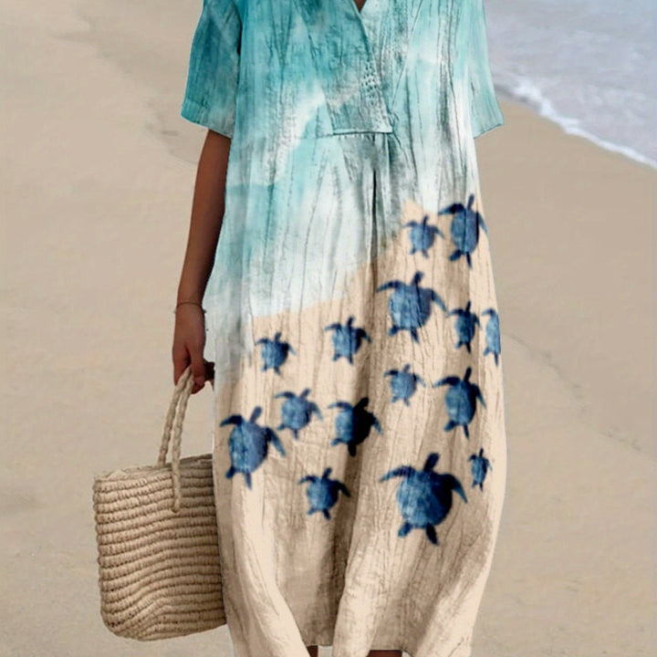 Kiara|Desenli Elbise