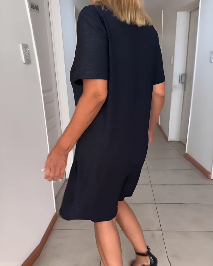 Laurence™ | V Yaka Elbise