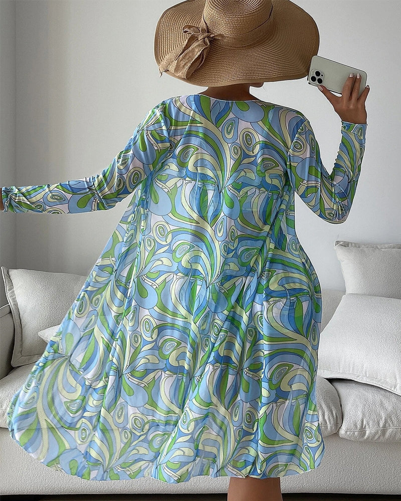 Victoria | 3 Parça Desenli Bikini Takımı