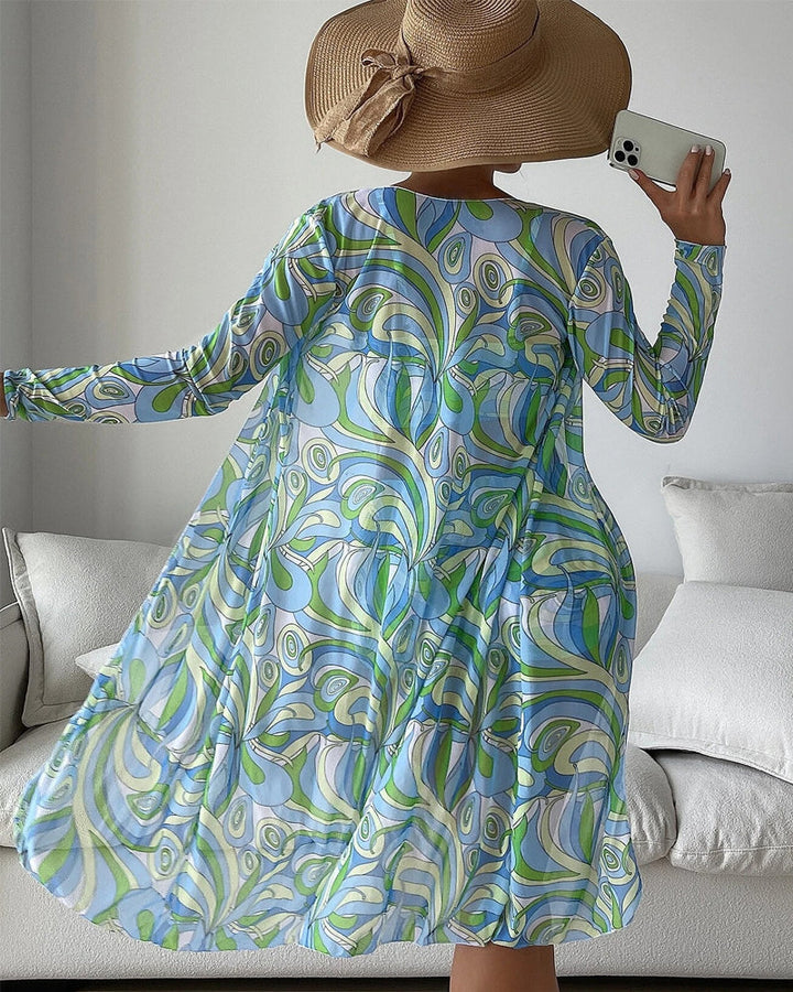 Victoria | 3 Parça Desenli Bikini Takımı