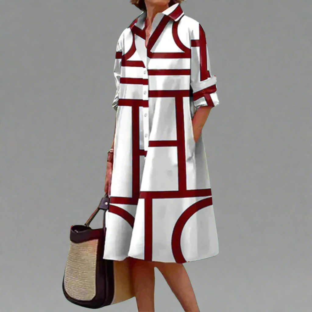 Roswitha™ | Şık Tasarıma Sahip Lüks Midi Elbise