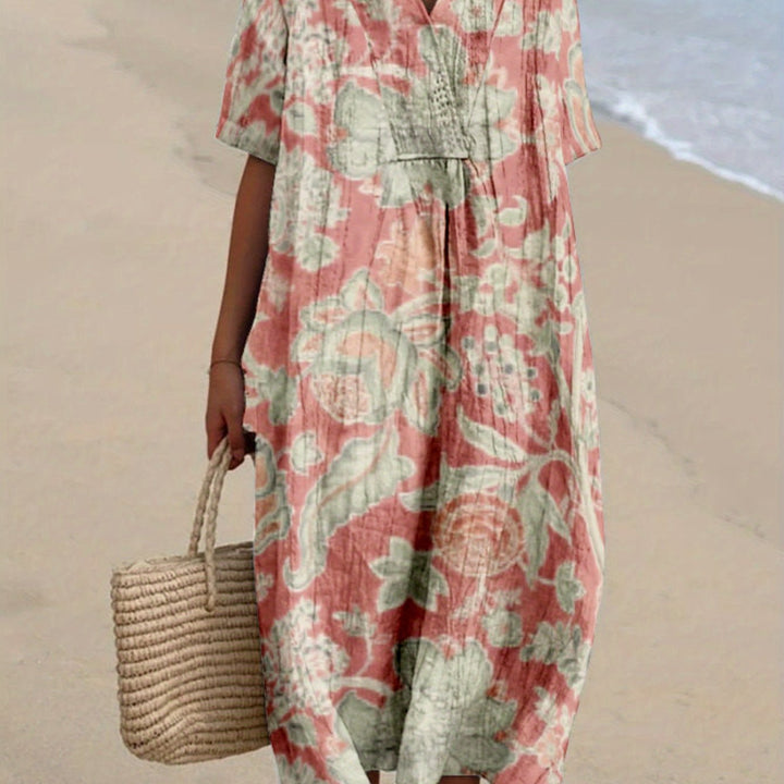 Dafne|Desenli Elbise