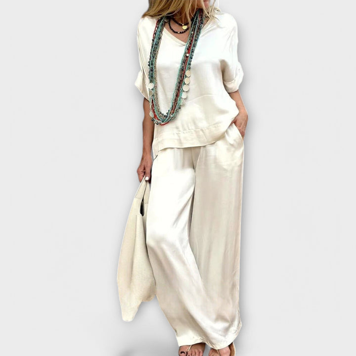 Tam Bluz ve Pantolon Hazel Elysian Elegance