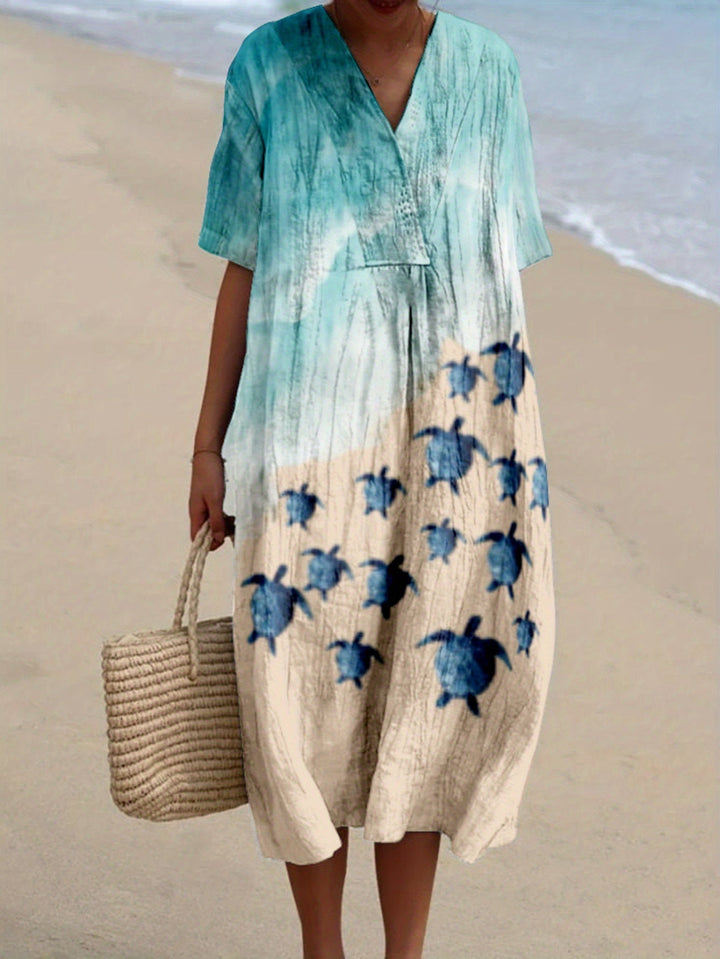 Kiara|Desenli Elbise