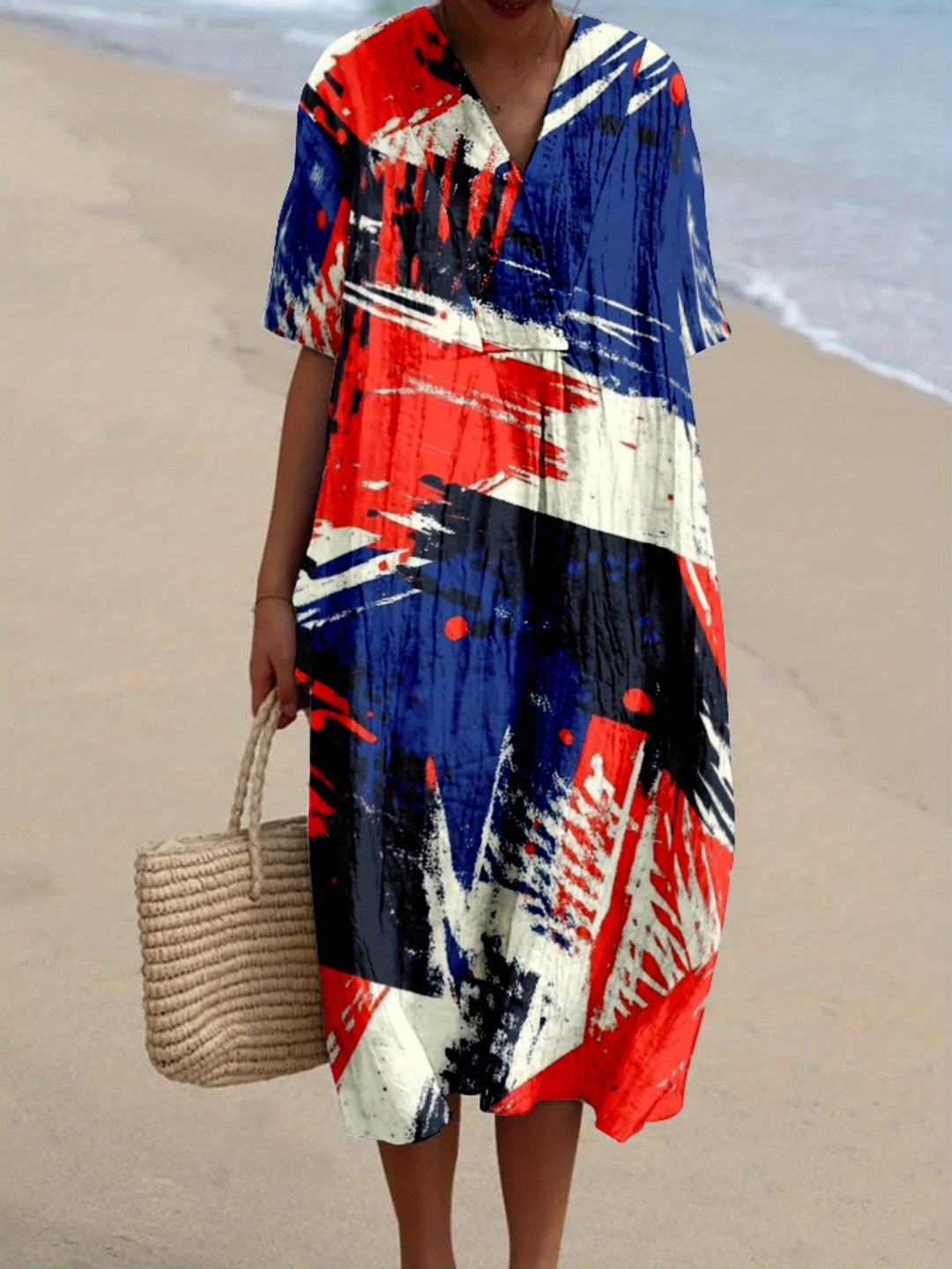 Samira|Desenli Elbise