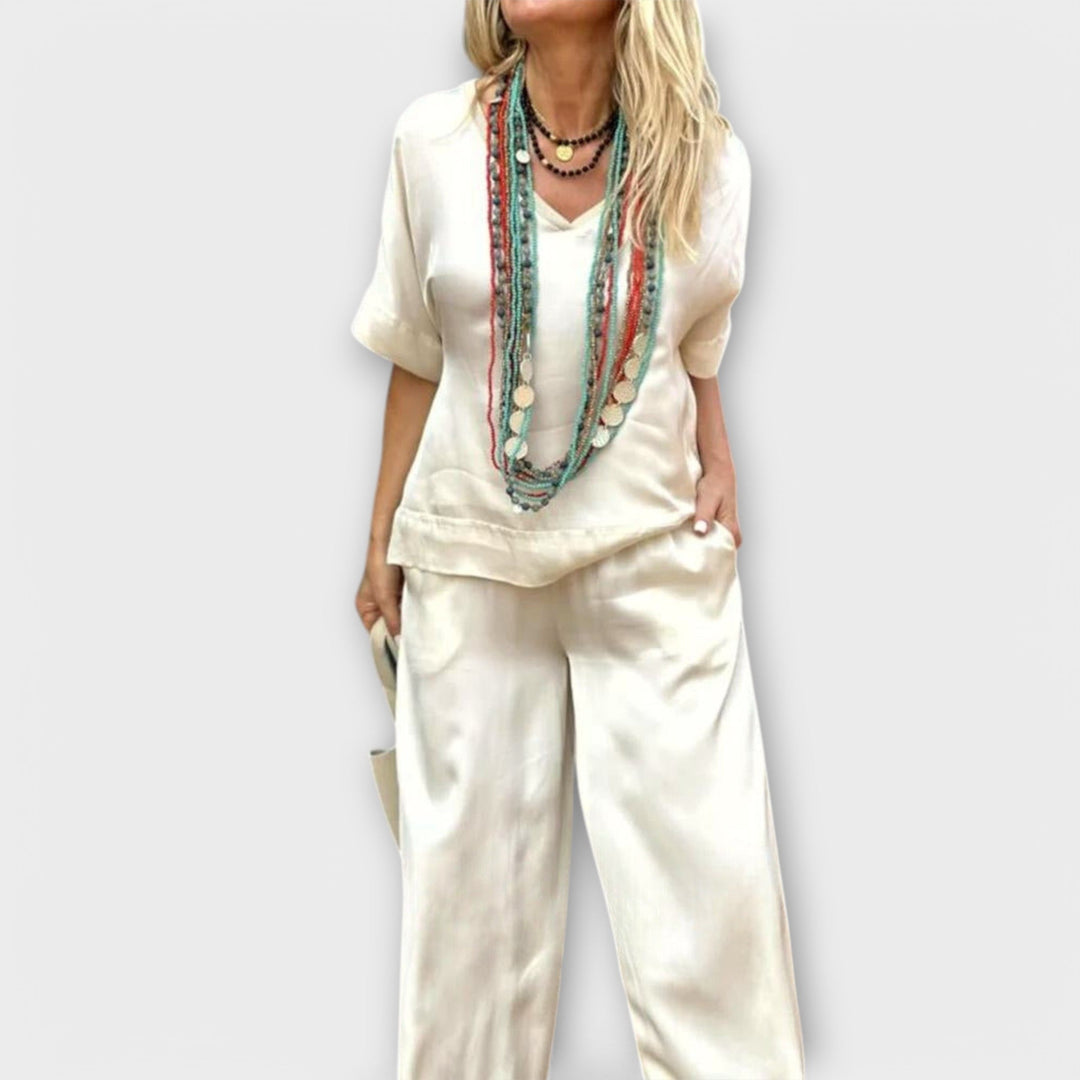 Tam Bluz ve Pantolon Hazel Elysian Elegance