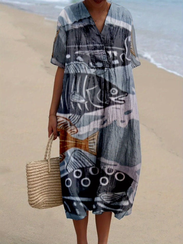 Gabriela|Marin Desenli Elbise