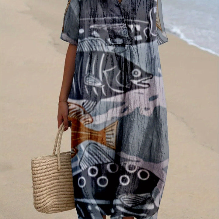 Gabriela|Marin Desenli Elbise