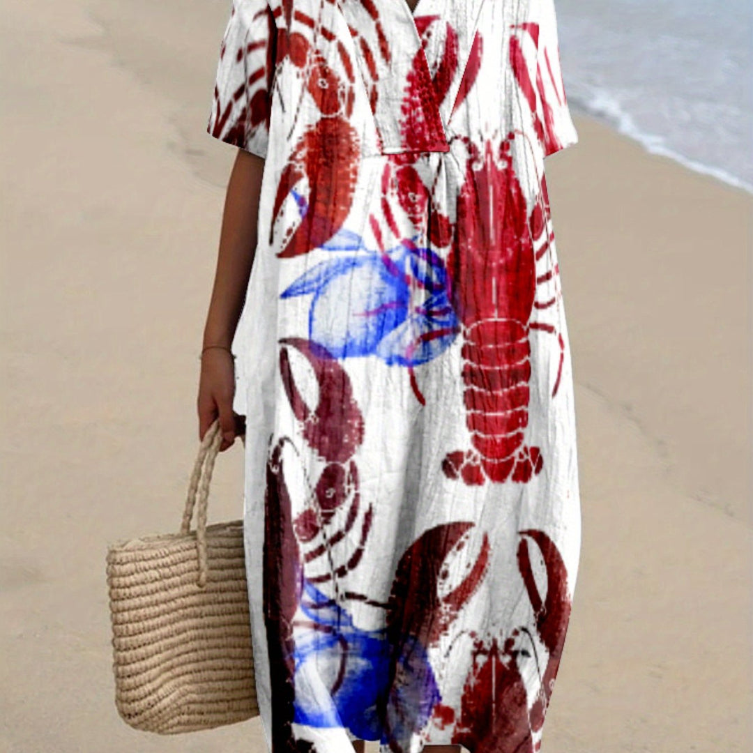 Nerea|Desenli Elbise