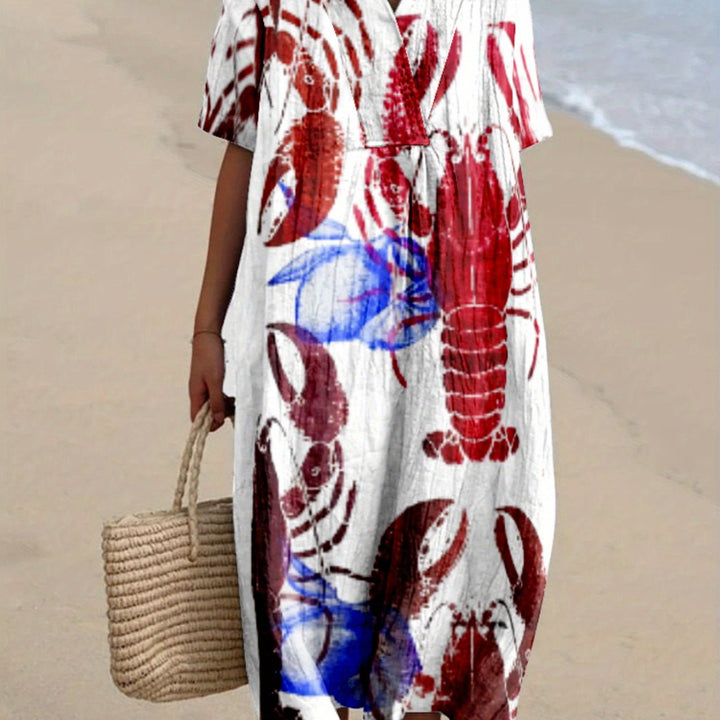 Nerea|Desenli Elbise