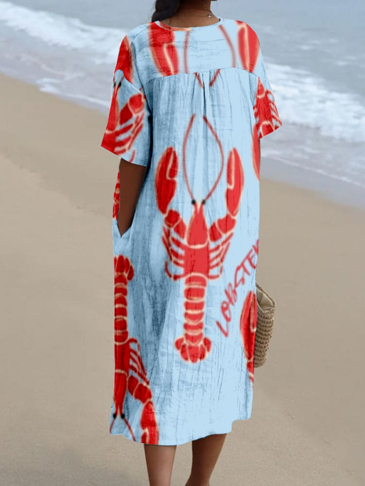 Nerea|Desenli Elbise