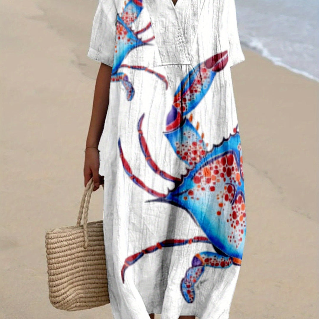 Ariadna|Desenli Elbise