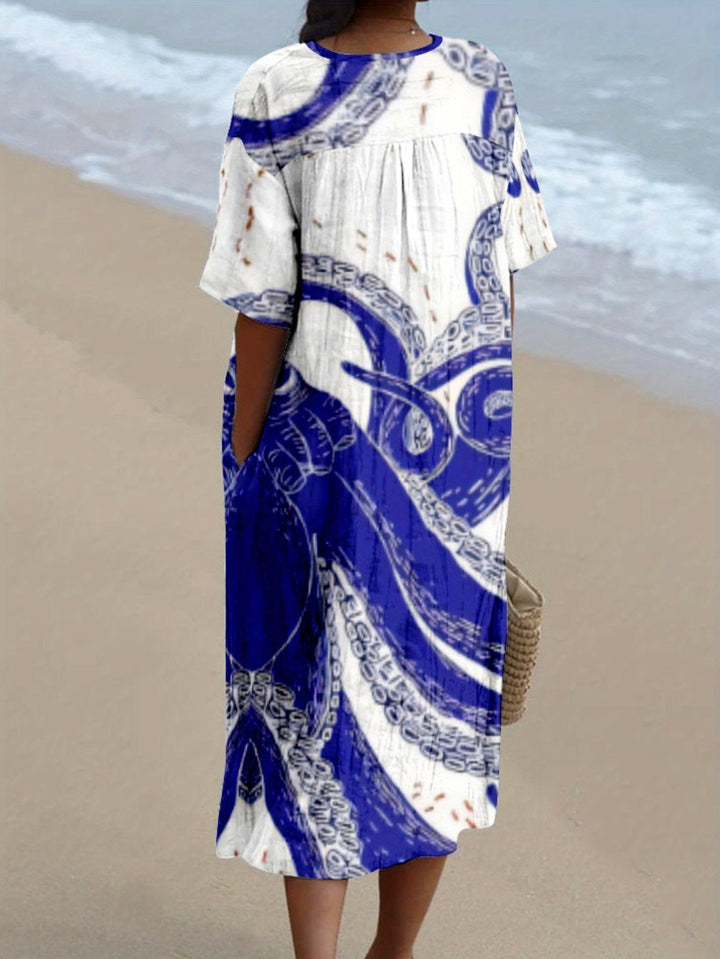 Gabriela|Marin Desenli Elbise