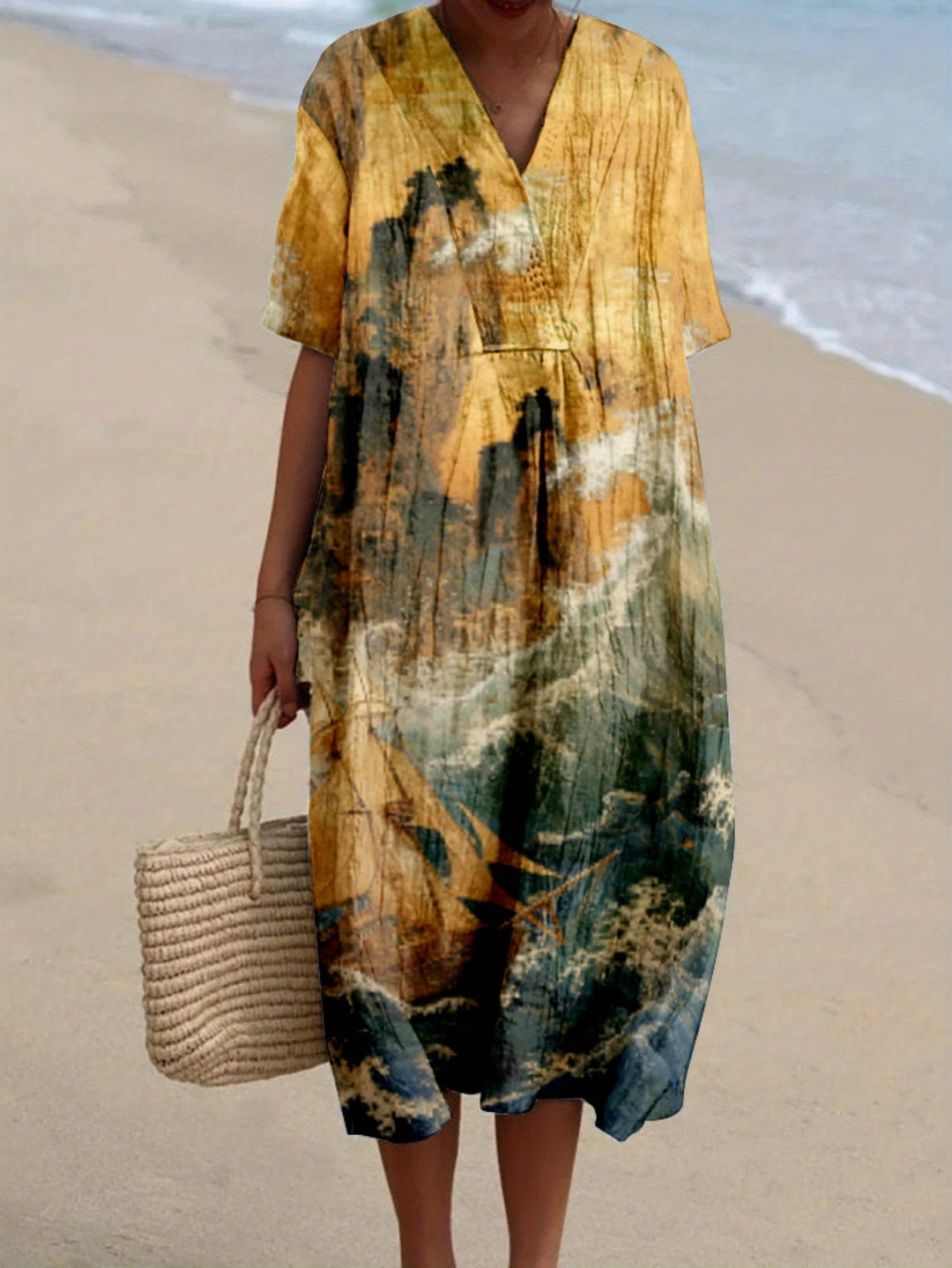 Isabel|Desenli Elbise