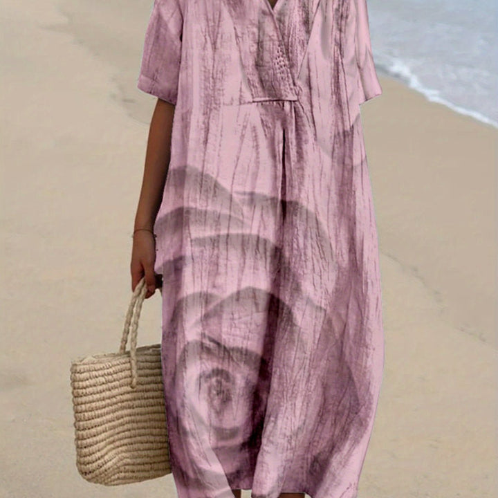 Aurora|Desenli Elbise