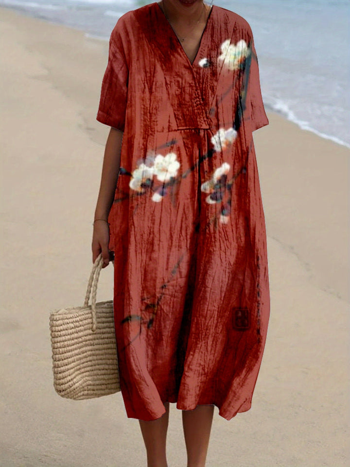 Eliza|Desenli Elbise