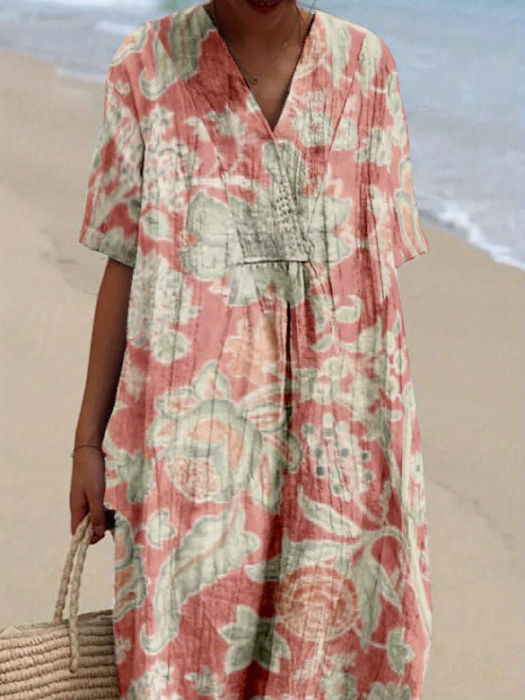 Dafne|Desenli Elbise