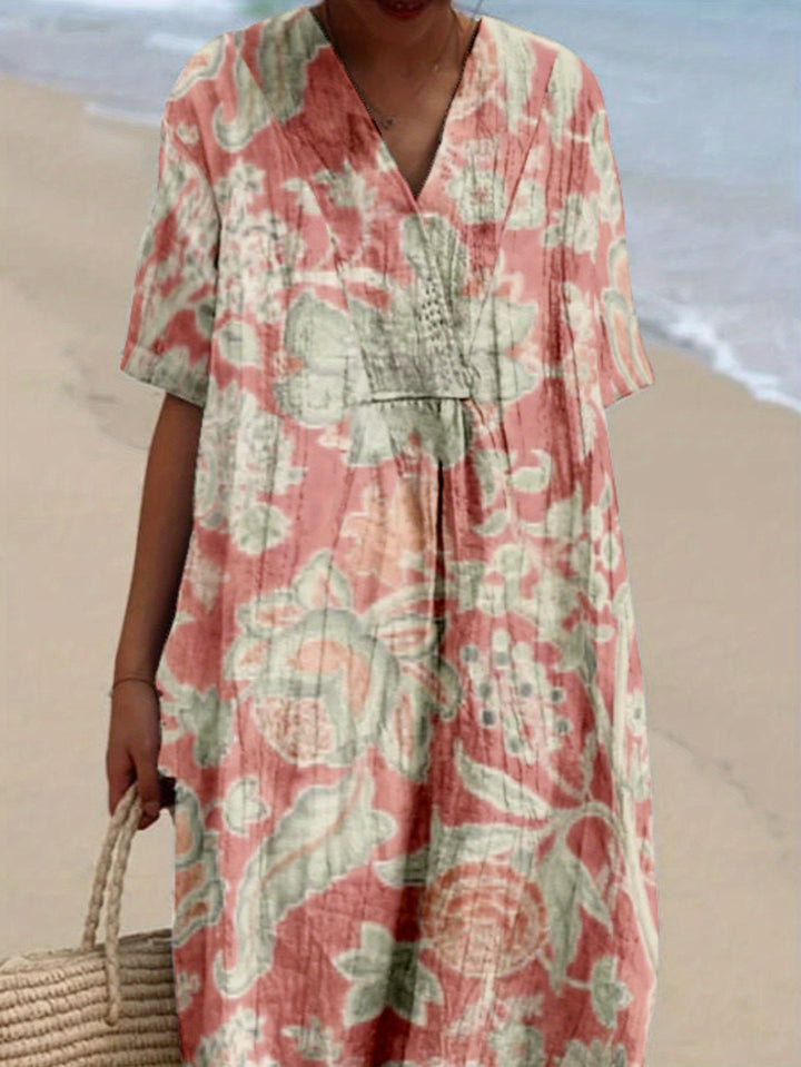 Dafne|Desenli Elbise