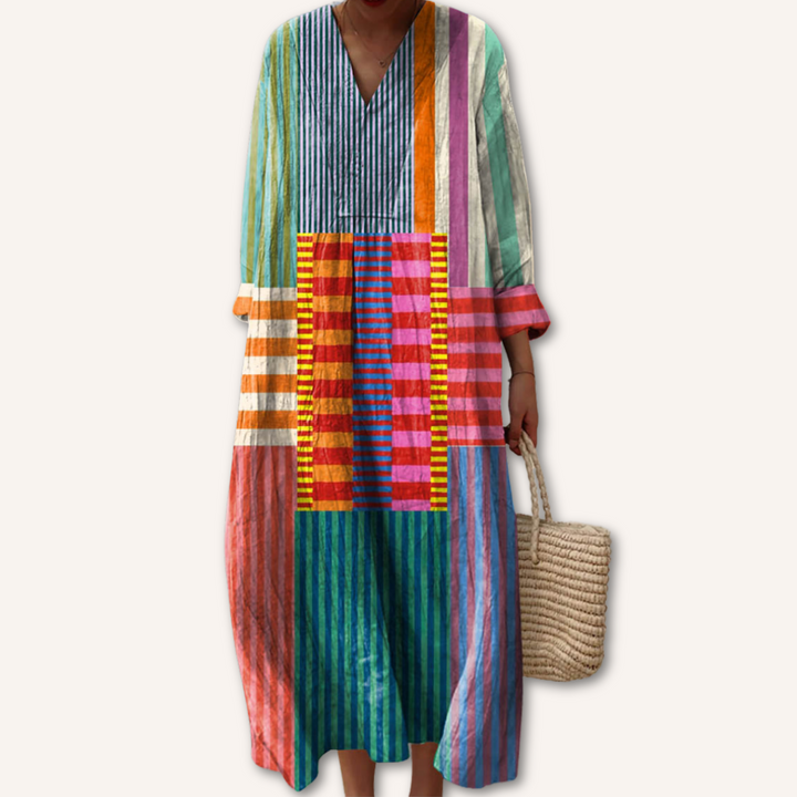 Amara|Desenli Elbise