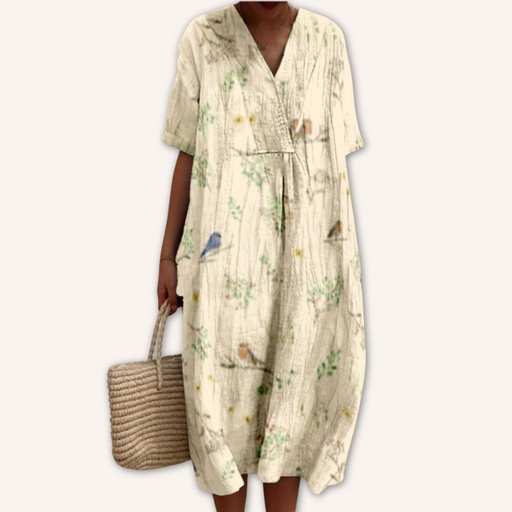 Lucía|Desenli Elbise