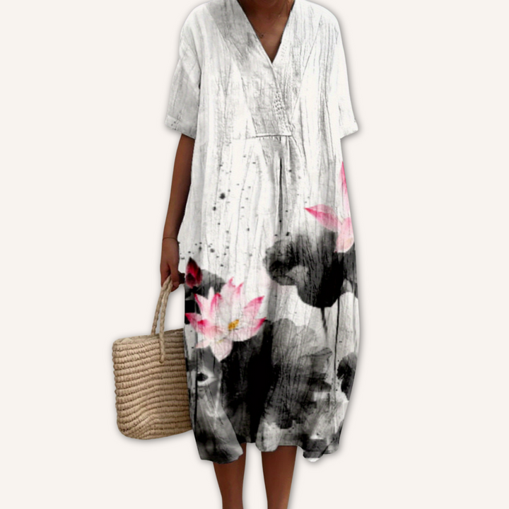 Mirella|Desenli Elbise