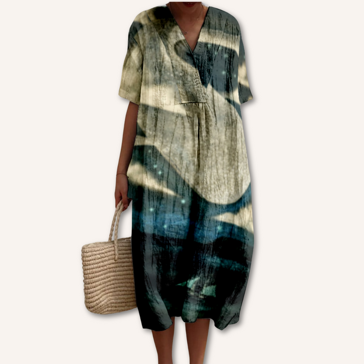 Kiara|Desenli Elbise