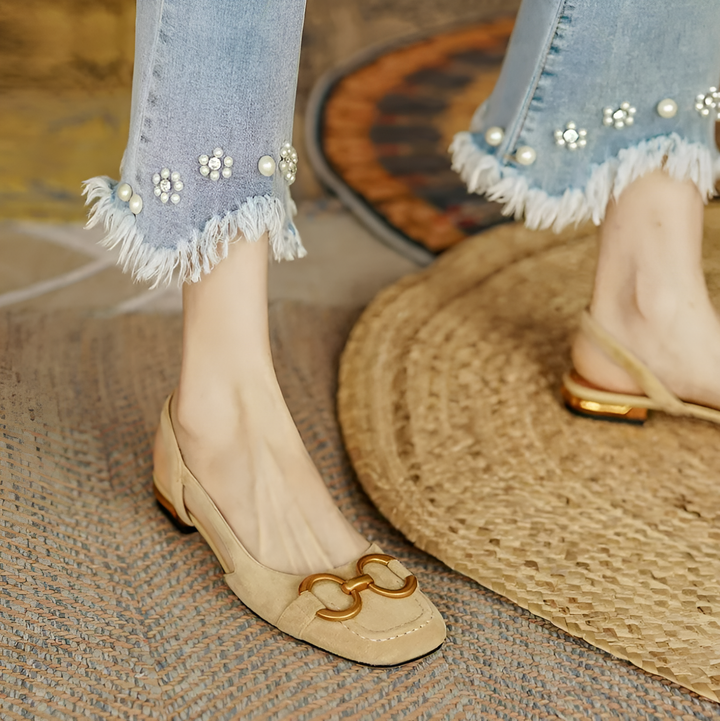 Madison – Ortopedik Deri Tokalı Sandaletler