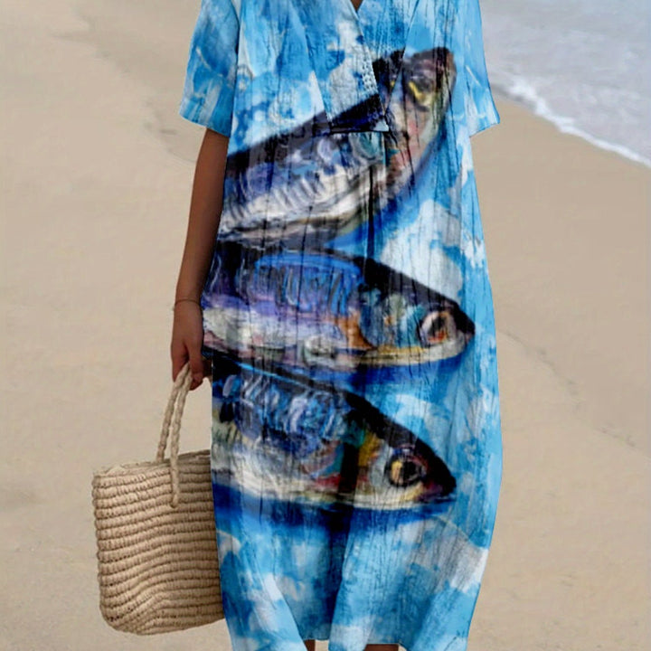 Nerea|Desenli Elbise