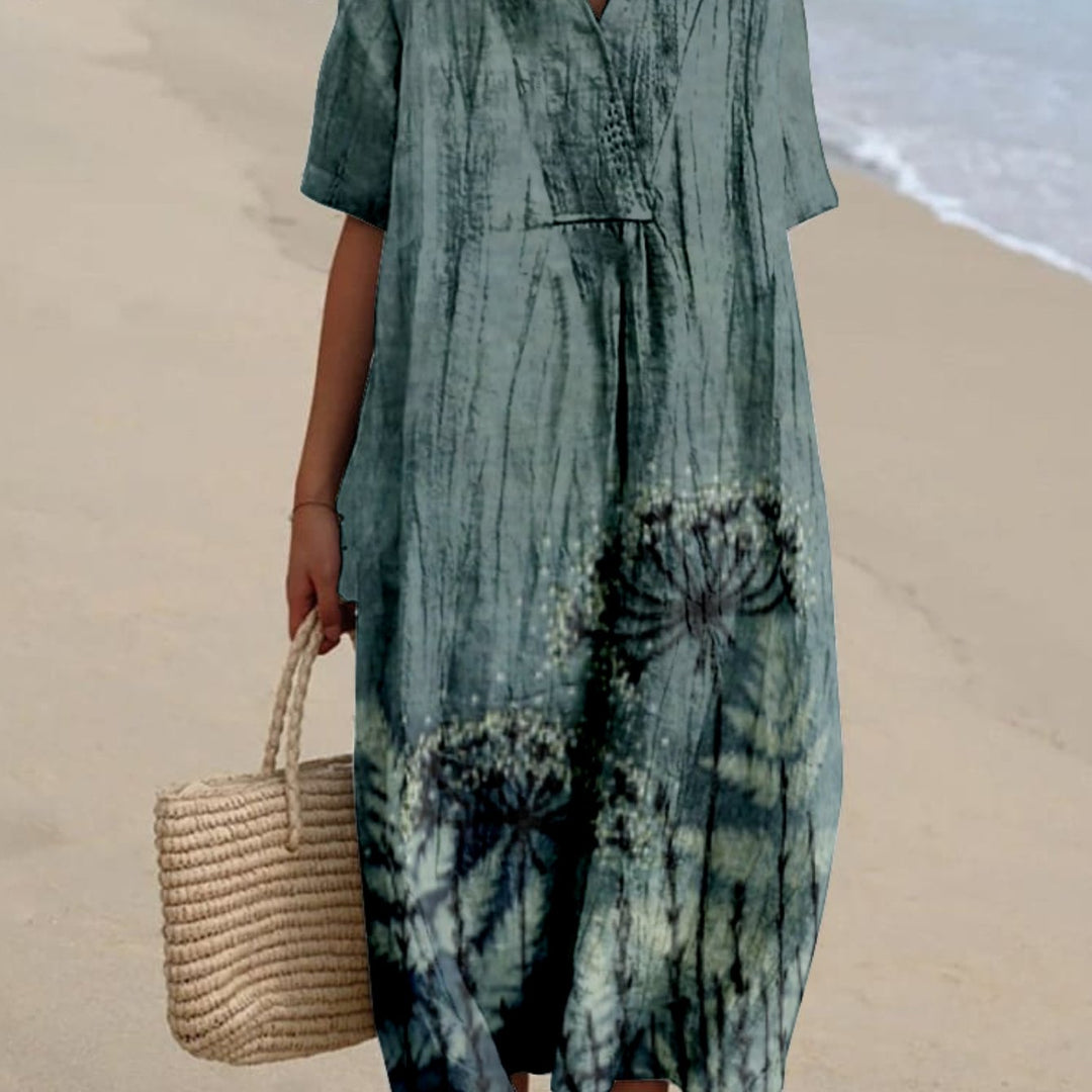 Eliza|Desenli Elbise