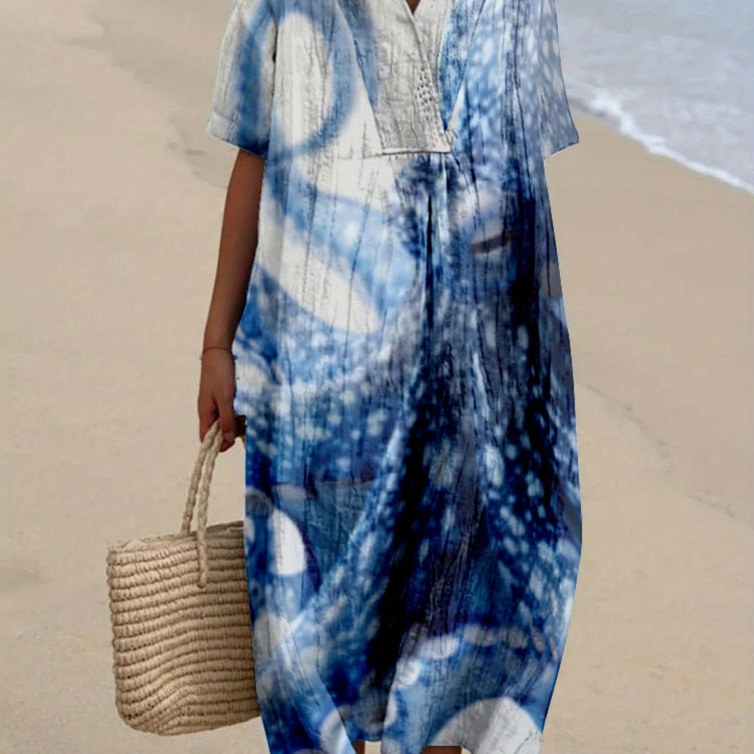 Dafne|Desenli Elbise