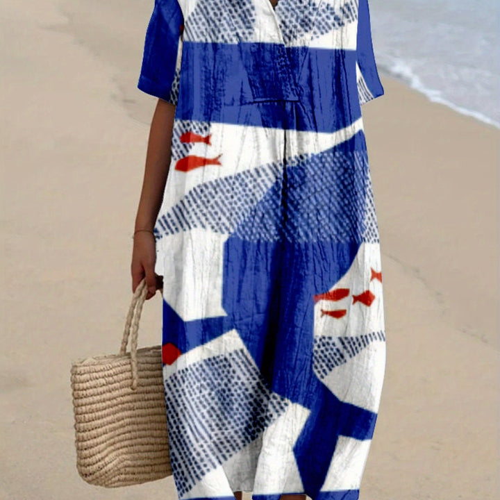 Gabriela|Marin Desenli Elbise