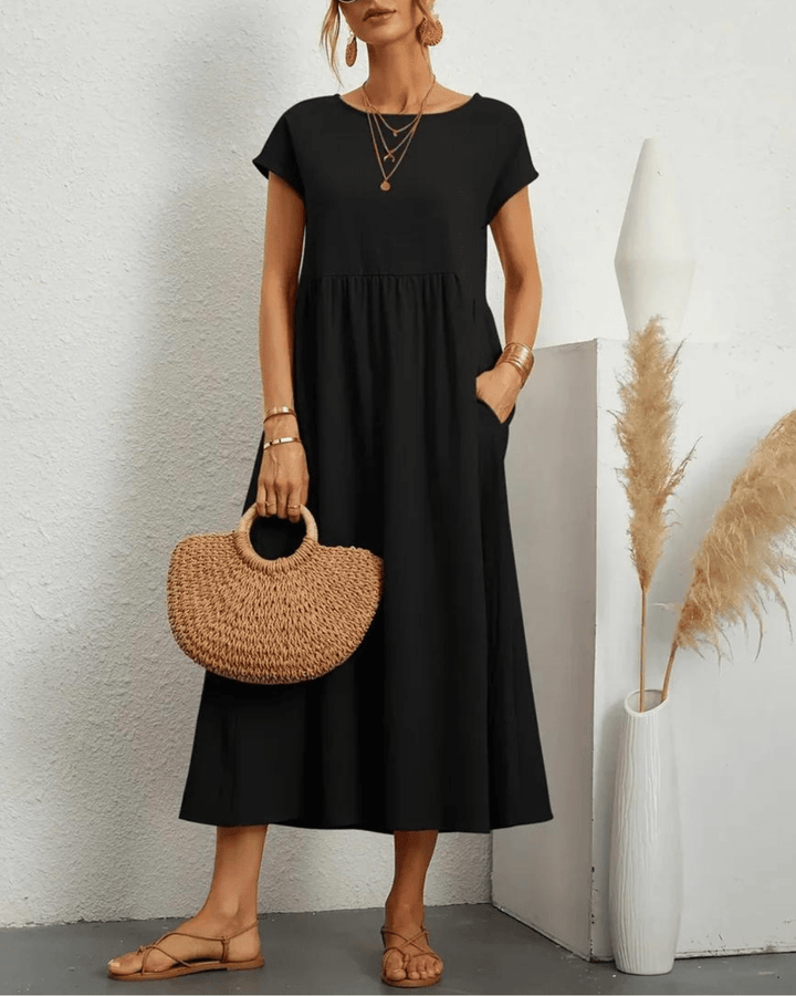 Anna™ | Rahat ve şık yaz elbisesi