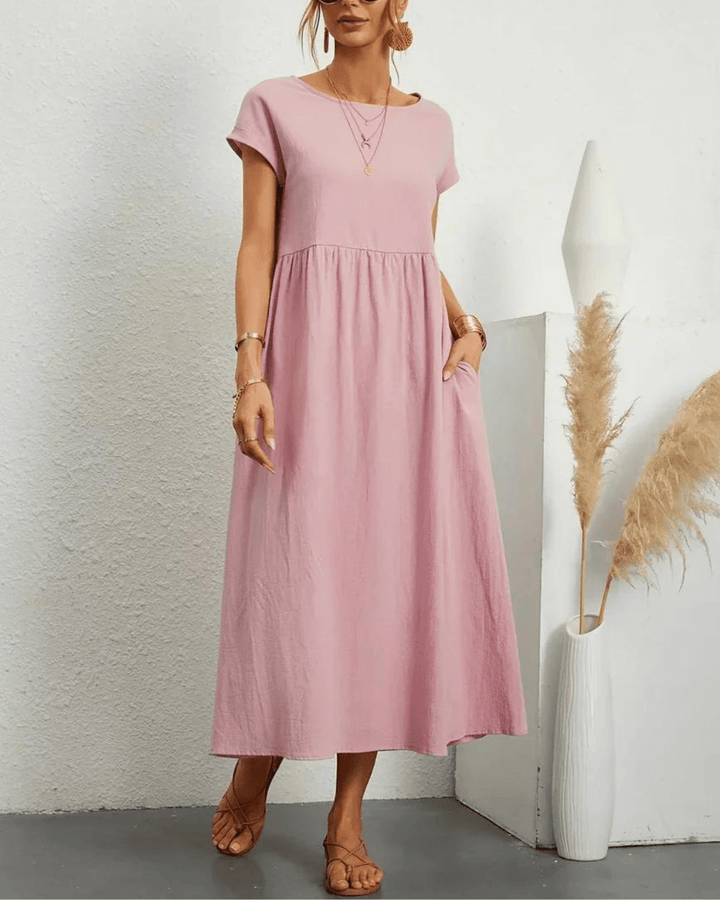 Anna™ | Rahat ve şık yaz elbisesi