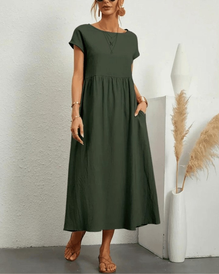 Anna™ | Rahat ve şık yaz elbisesi