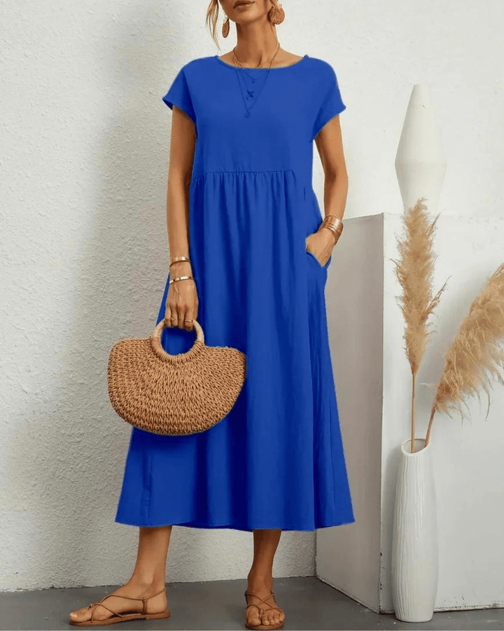 Anna™ | Rahat ve şık yaz elbisesi