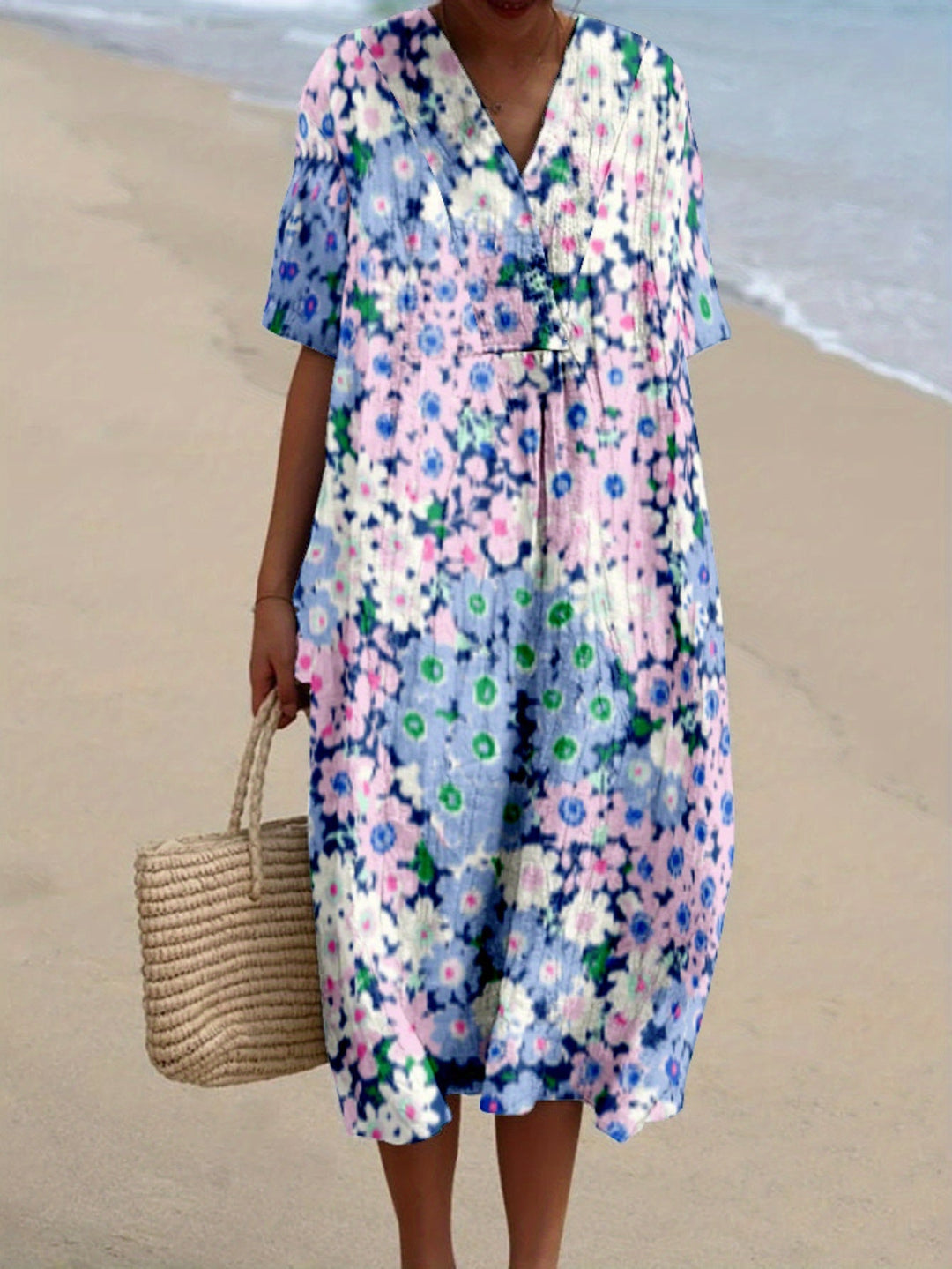 Aurora|Desenli Elbise