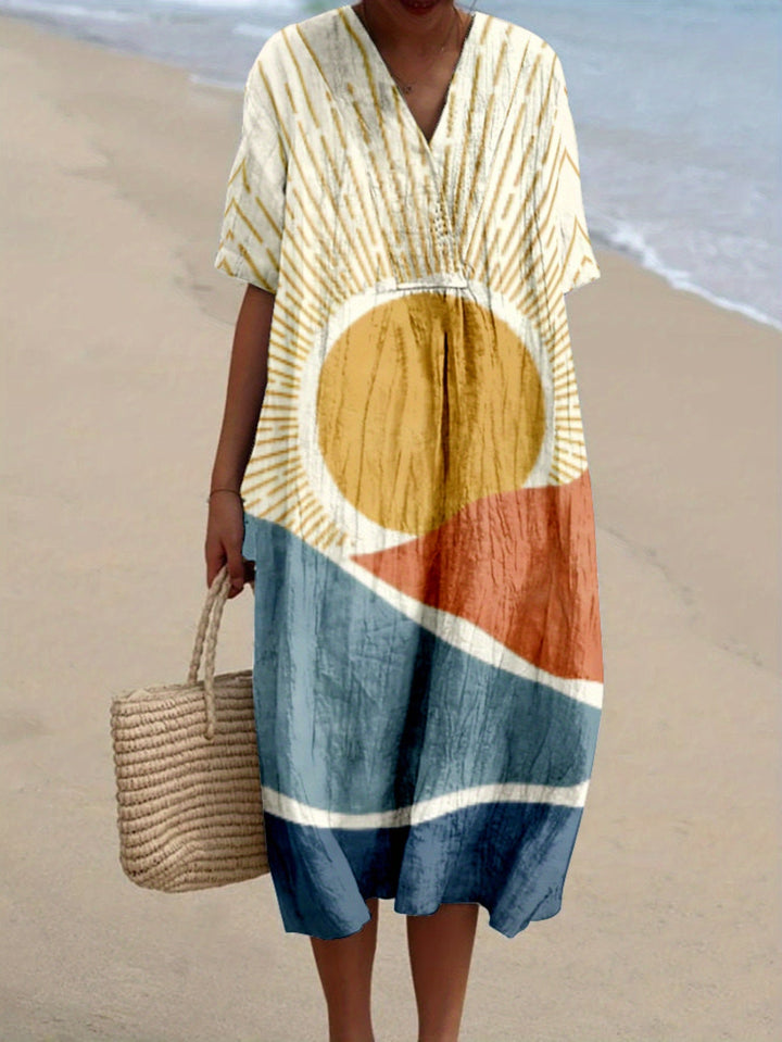 Ivette|Desenli Elbise