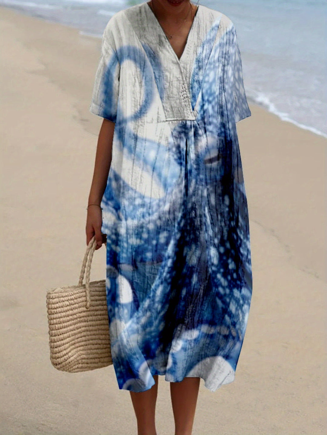 Dafne|Desenli Elbise