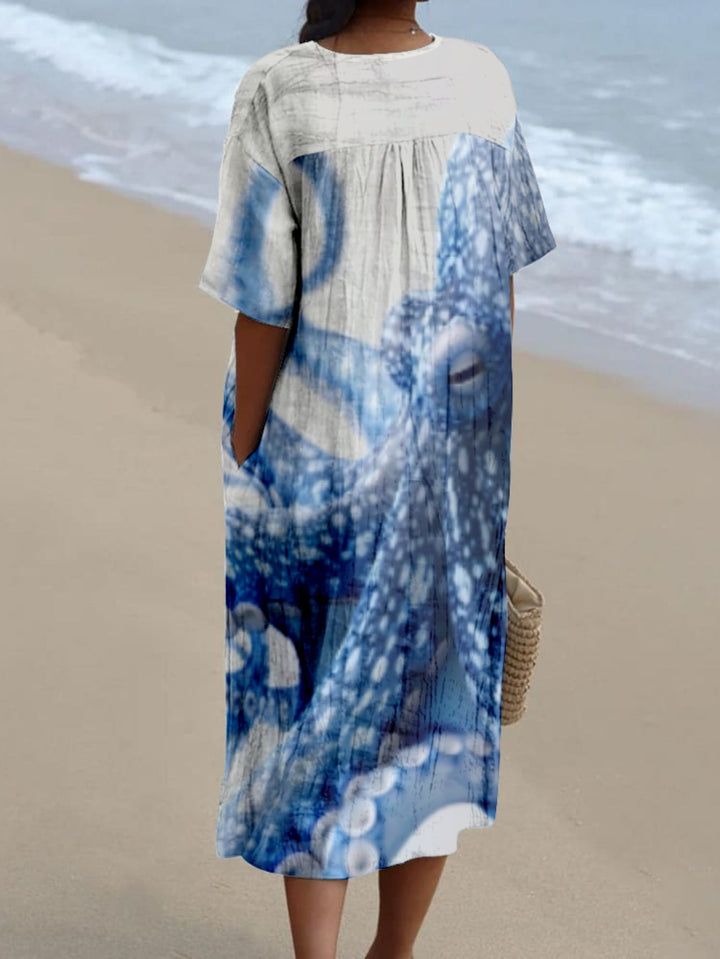 Dafne|Desenli Elbise