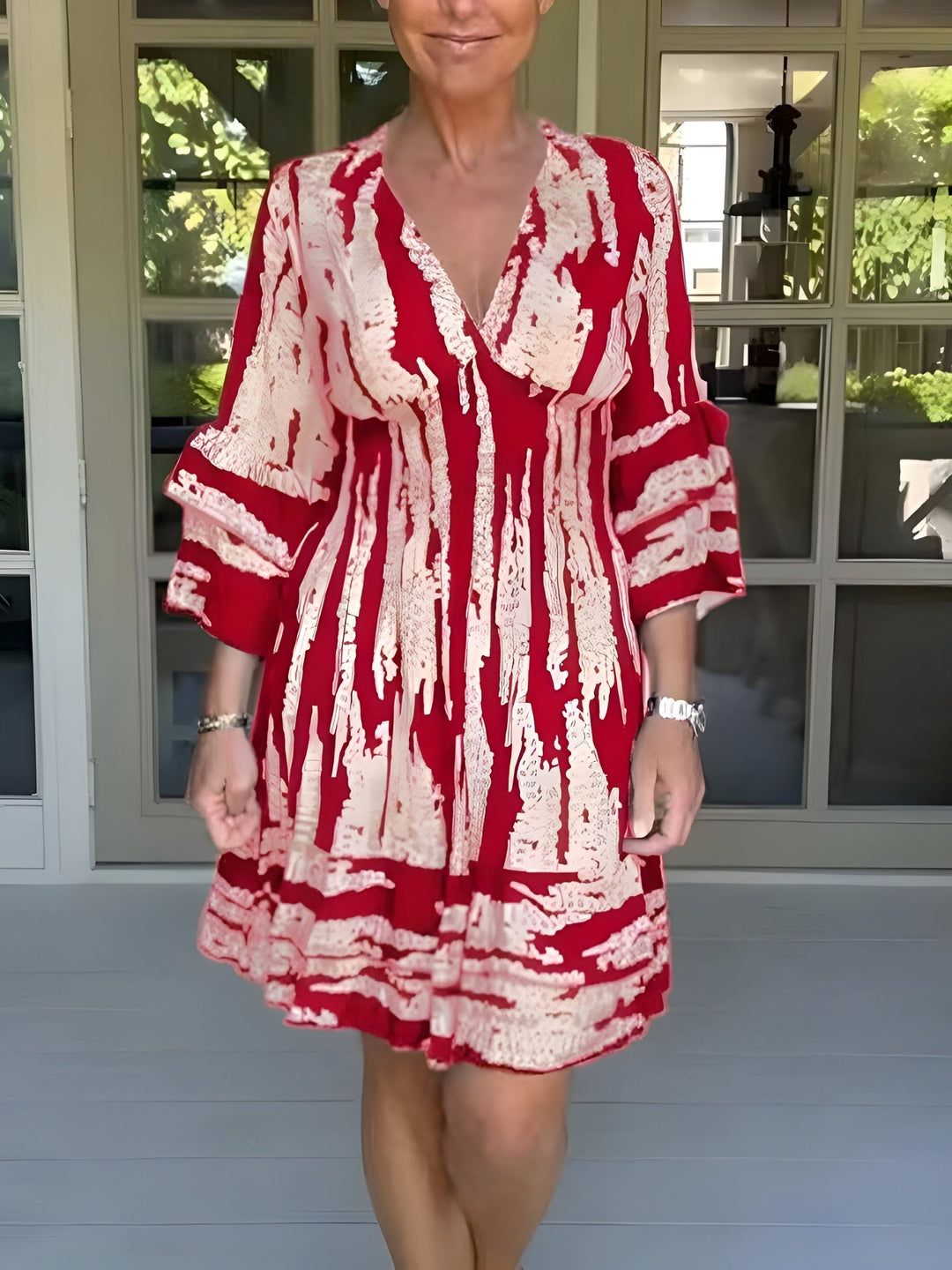 Beatrice™ | Hafif ve şık yaz elbisesi